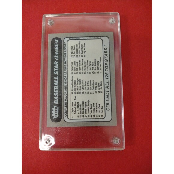 1981 FLEER STAR STICKER RARE GEORGE BRETT KANSAS CITY ROYALS HOF#43 NM - Picture 2 of 10